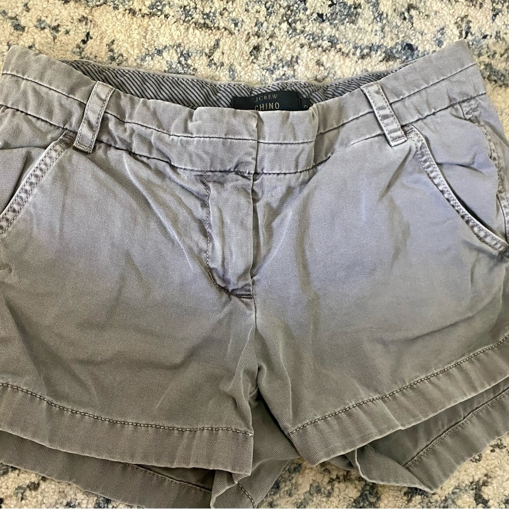 JCREW Women's Gray Chino Shorts